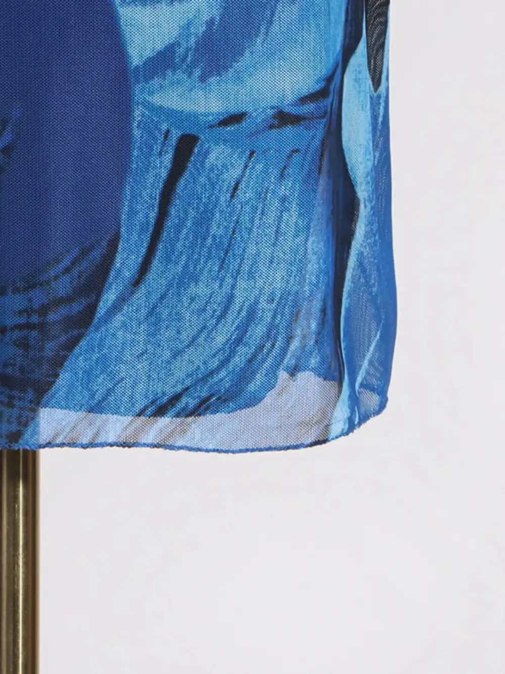 Drape Cowl Mini Dress