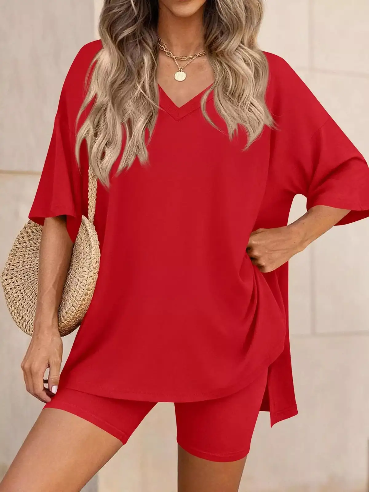 Relaxed Everyday Shirt and Shorts Matching Set