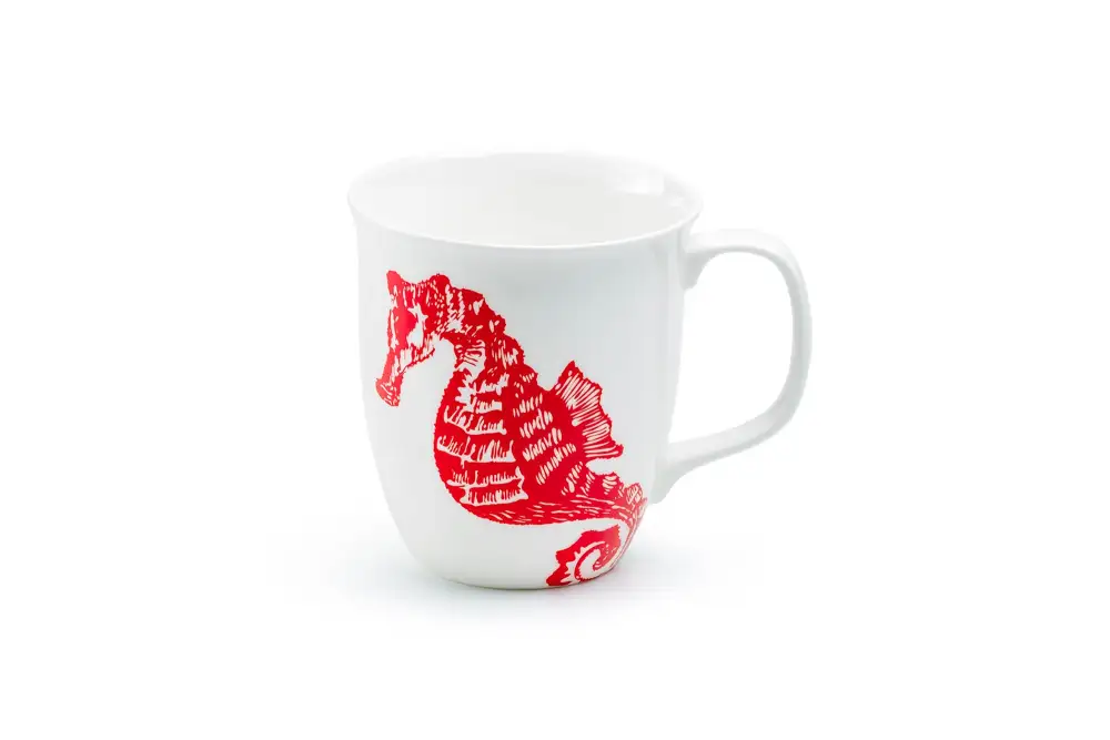 Seahorse Bone China Mug