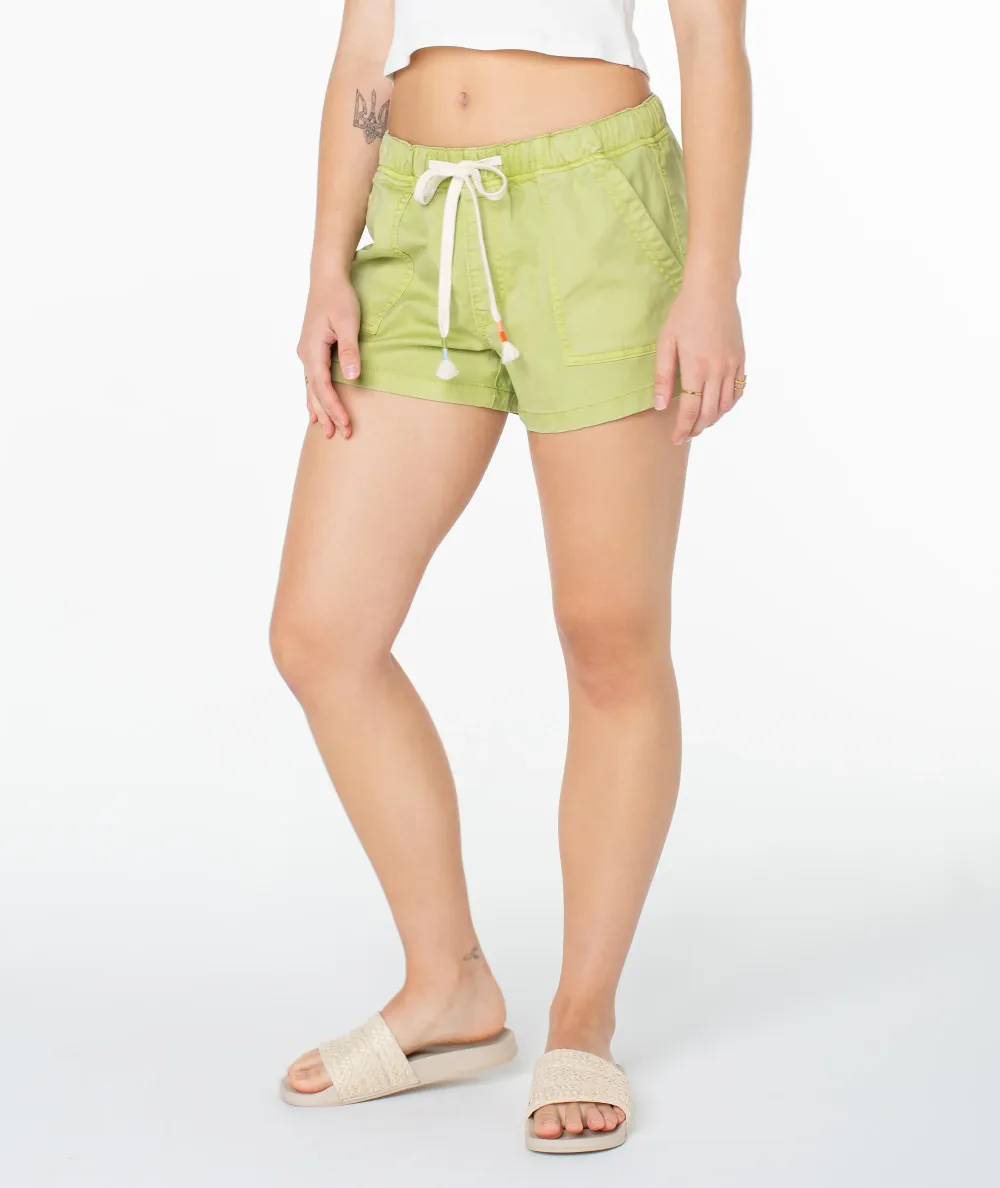 Women's Casual Shorts With Double-Layer Large Pockets