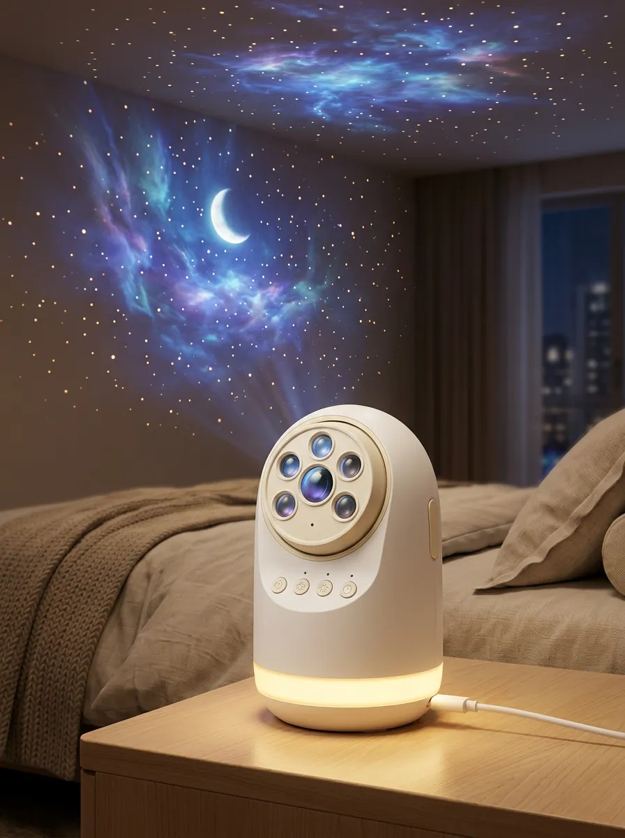 Moonlit Galaxy Moon Starry Sky Projector Night Light