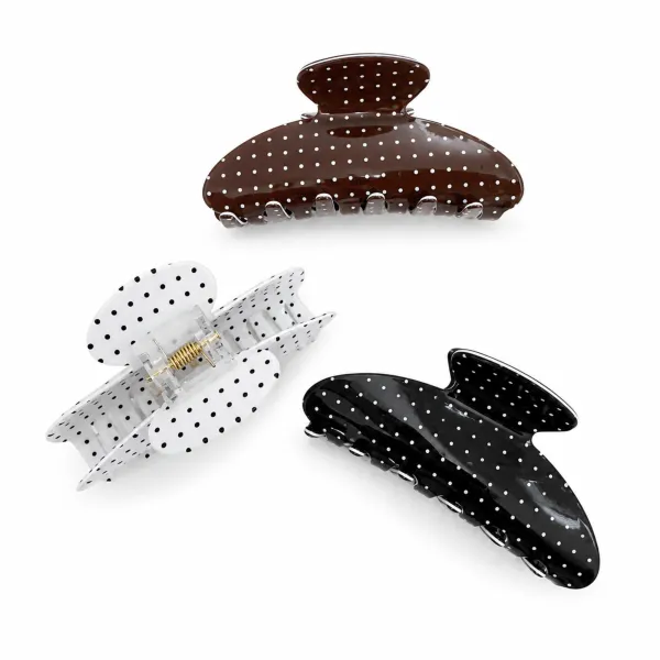 Mini Polka Dot Claw Clip