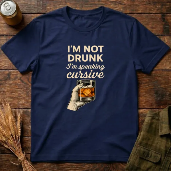I'M Speaking Cursive Graphic Cotton T-Shirt