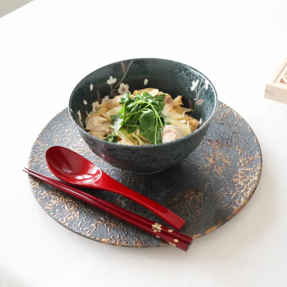 Cherry-Blossom Deep Serving Bowl