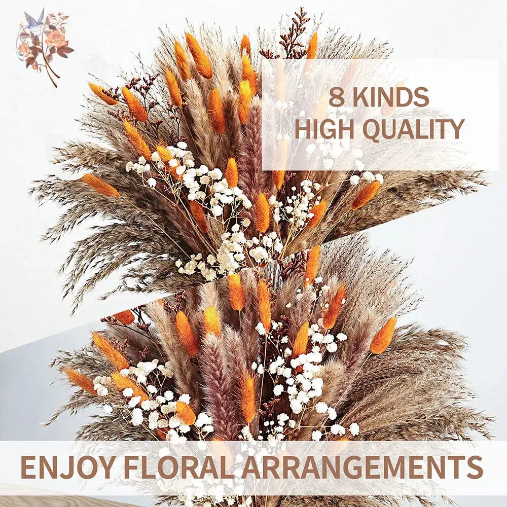 Boho Floral Artificial Decorative Table Accent