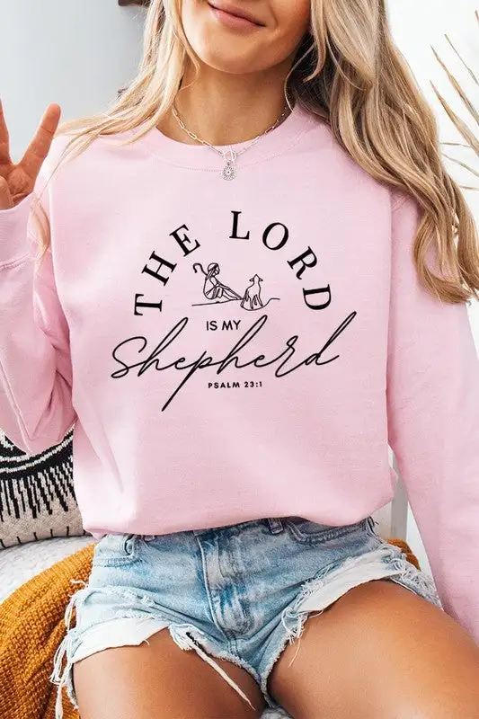 Layered Look Soft Graphic Pullover Sweatshirt