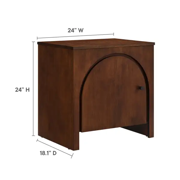 Arched Door Nightstand