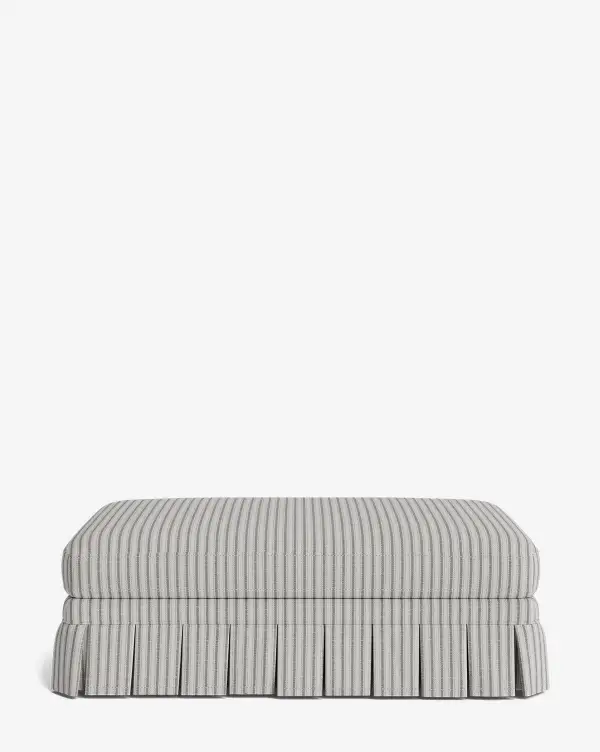 Everyday Pleated Ottoman