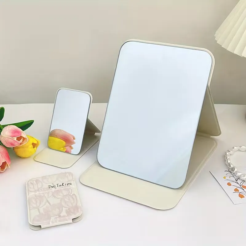 Floral Tulip Foldable Mirror