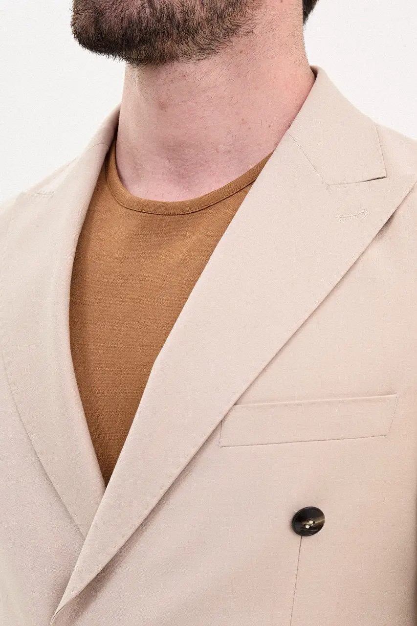 Elevated Slim Fit Double Breasted Blazer