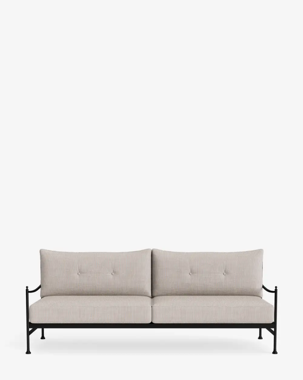 Curved Aluminum Sofa