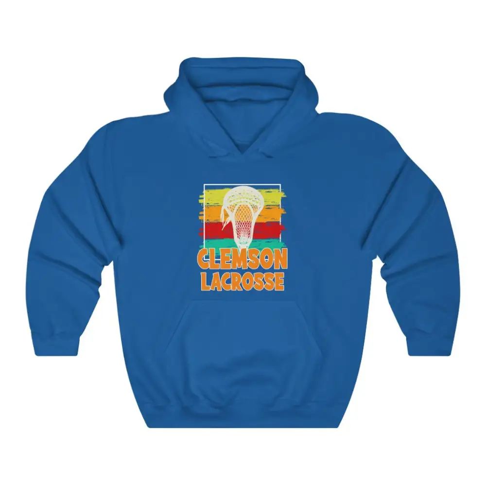 Brush Stroke Lacrosse Graphic Pullover Hoodie