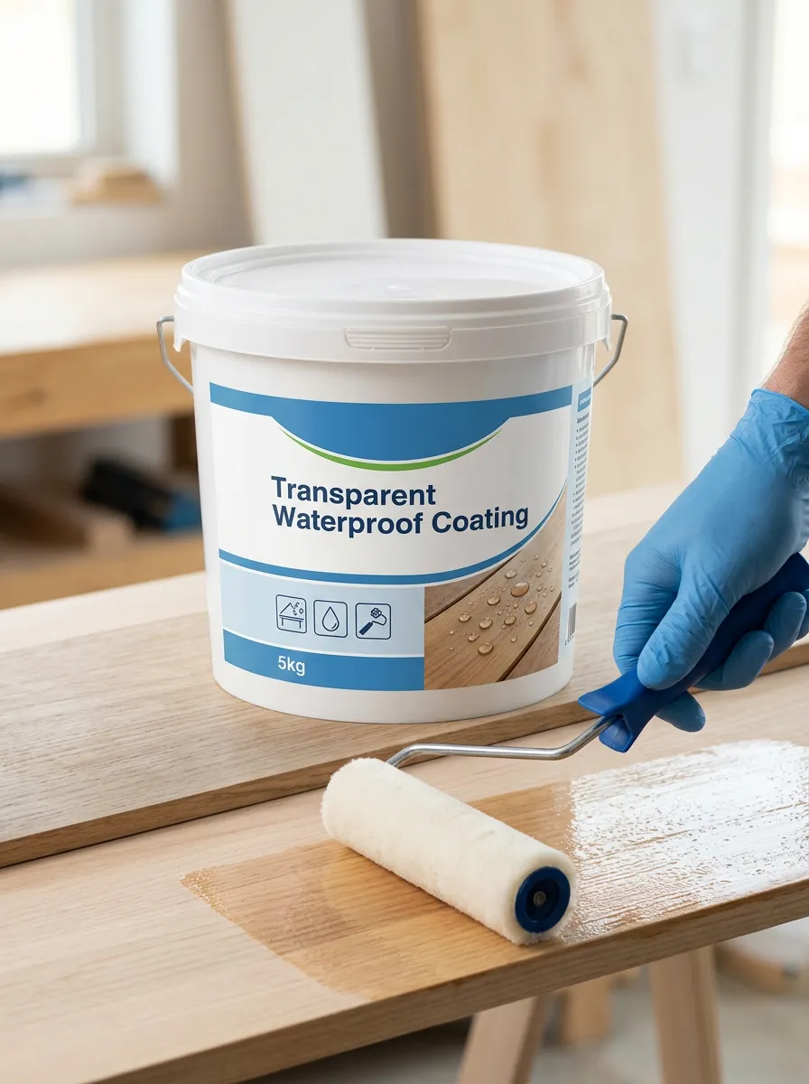 Wood-Surface Clear Waterproof Coating for Home Repairs