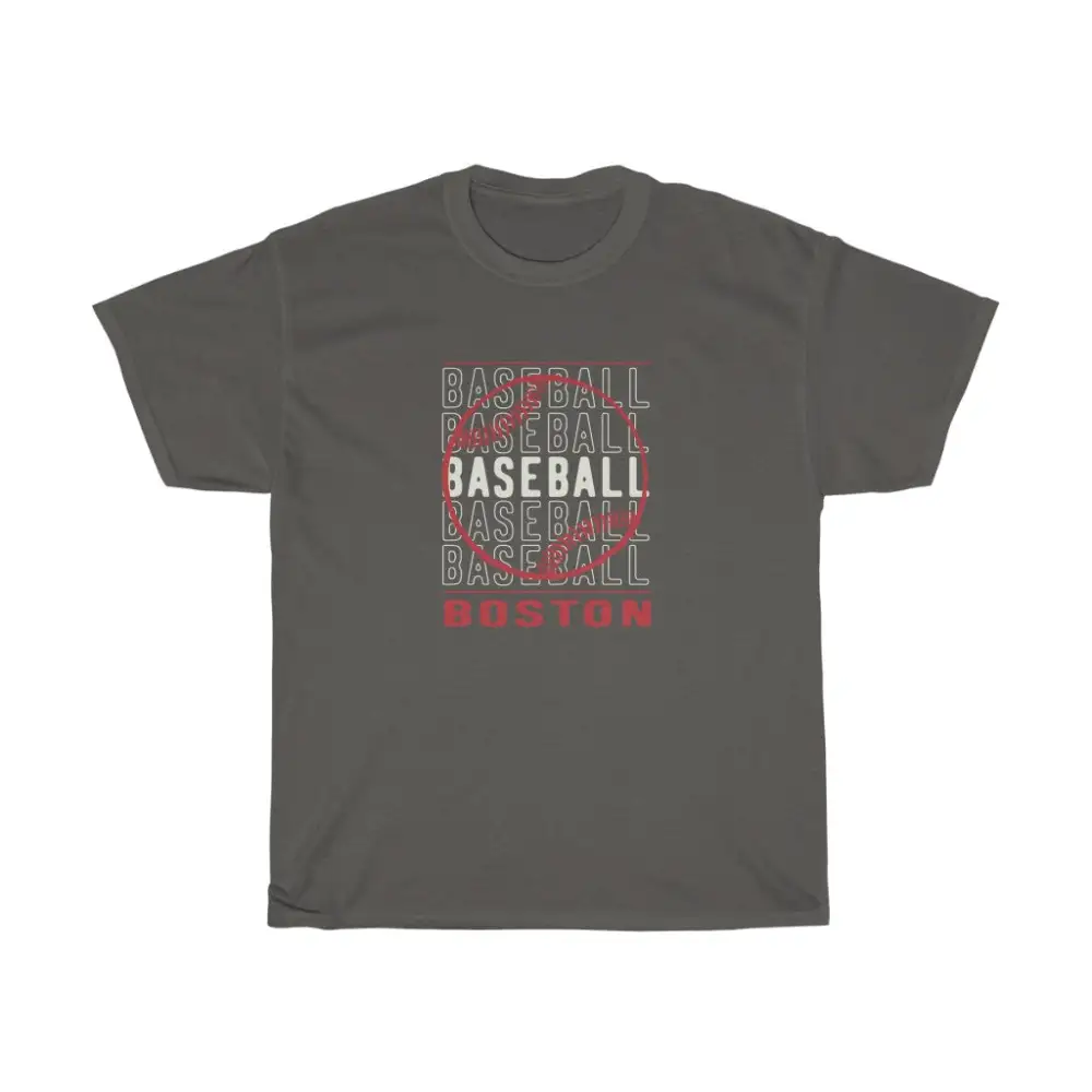 Baseball Boston with Baseball Graphic T-Shirt