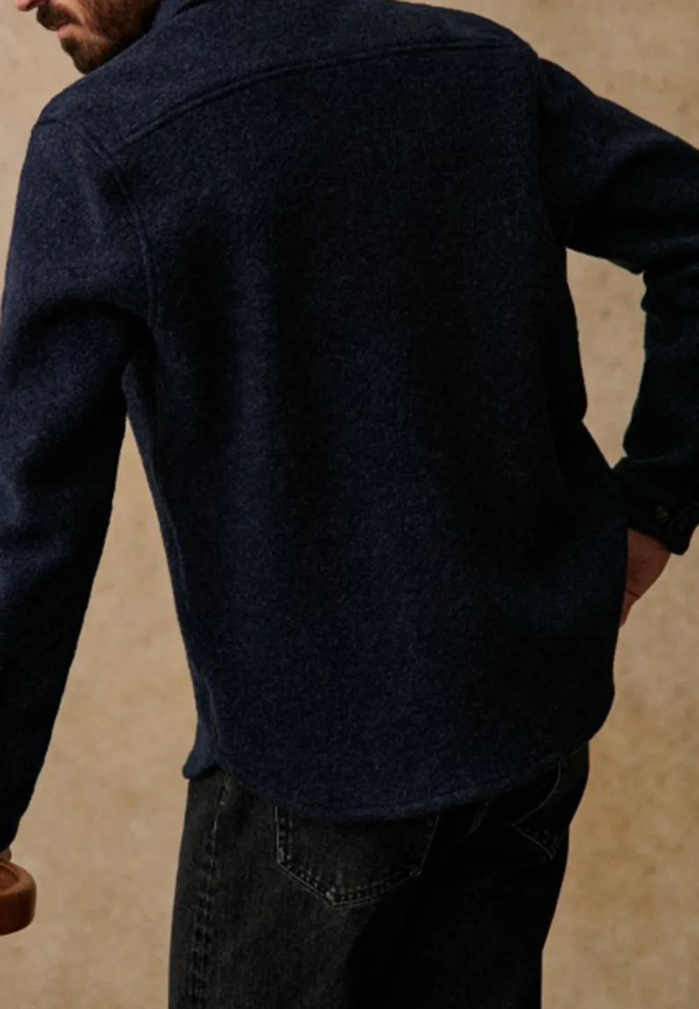 Olive Green Two Chest Pocket Long Sleeve Shirt