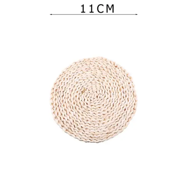 Patterned Woven Round Everyday Kitchen Drinkware