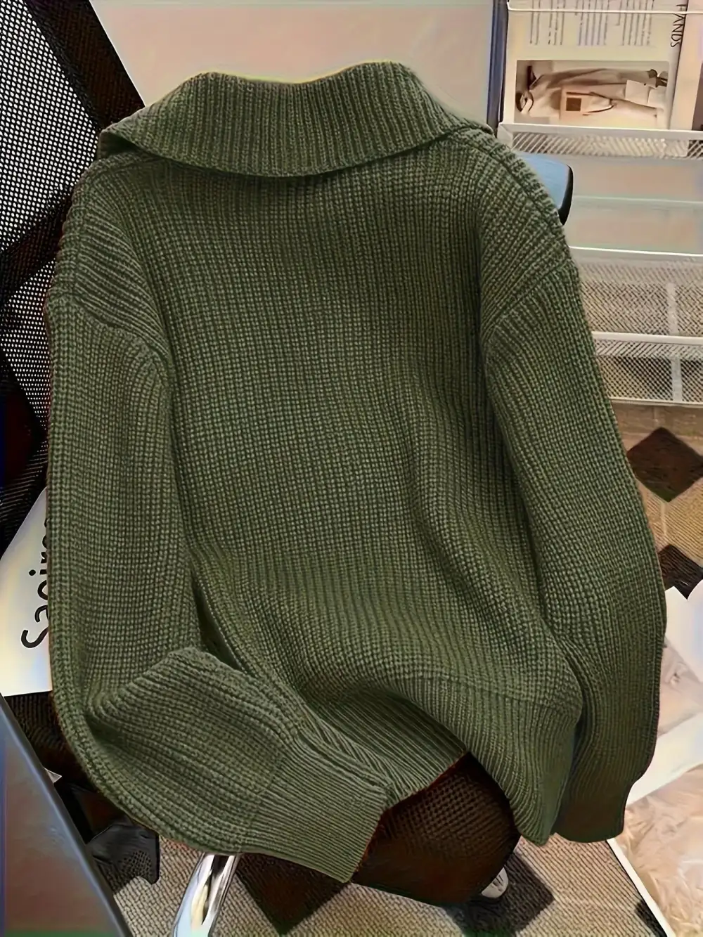 Knit Oversized Coat