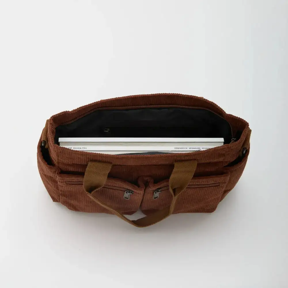 Open Top Crochet Crossbody Bag