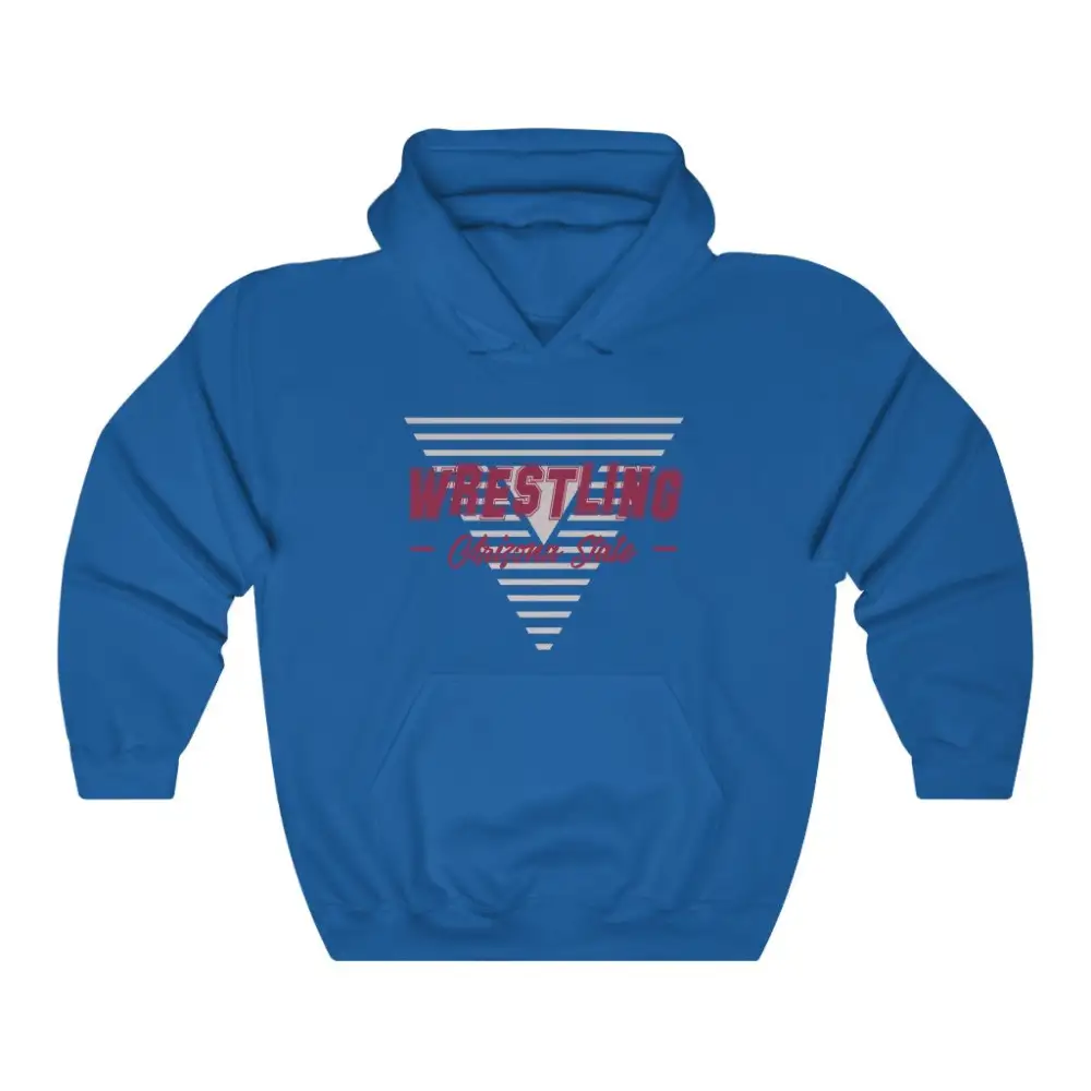Varsity Triangle Wrestling Graphic Hoodie