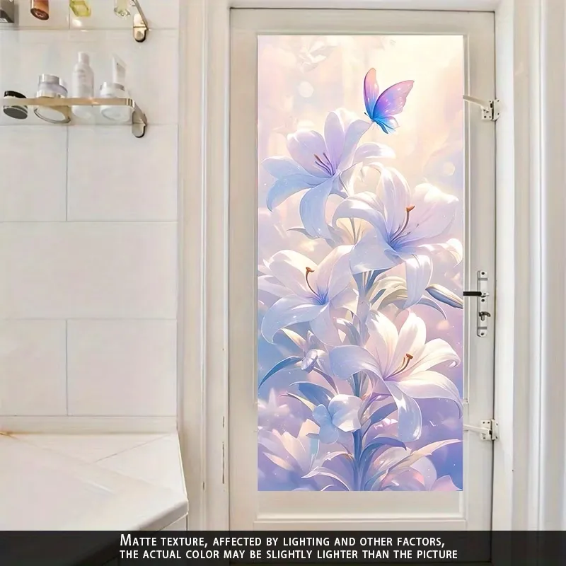 Pastel Lily Window Decal