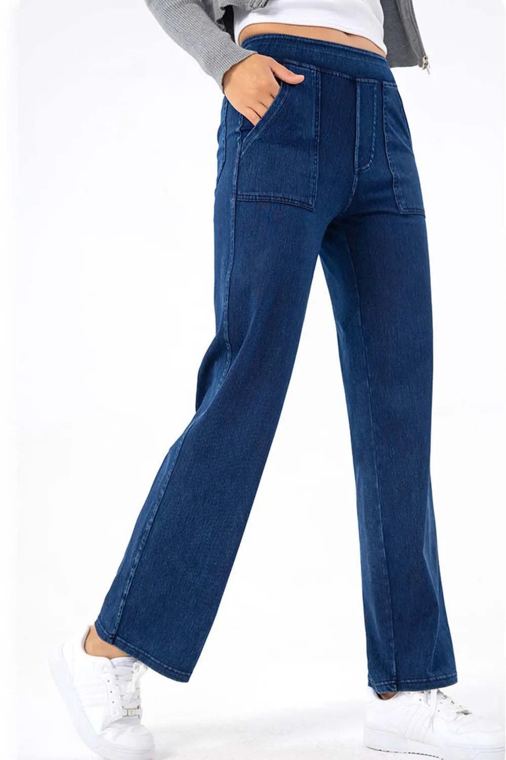 Everyday Pocket Long Denim Jeans