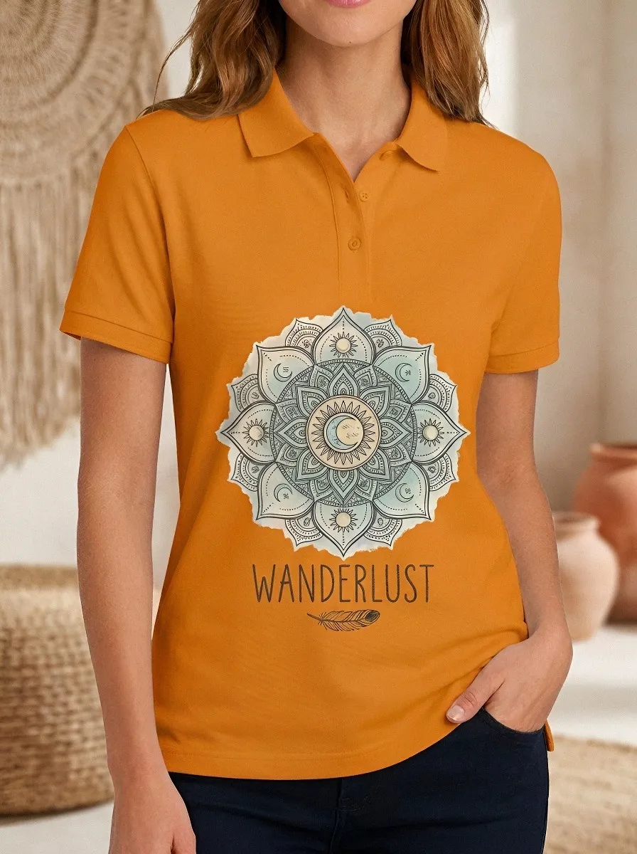 Mandala Feather Casual Shirt