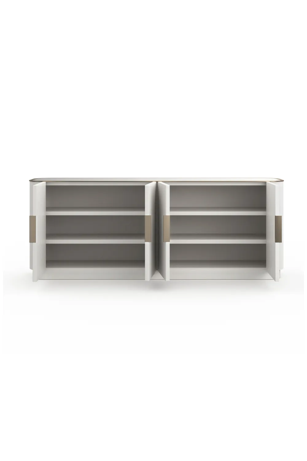 Fluted Fluted Four-Door Sideboard