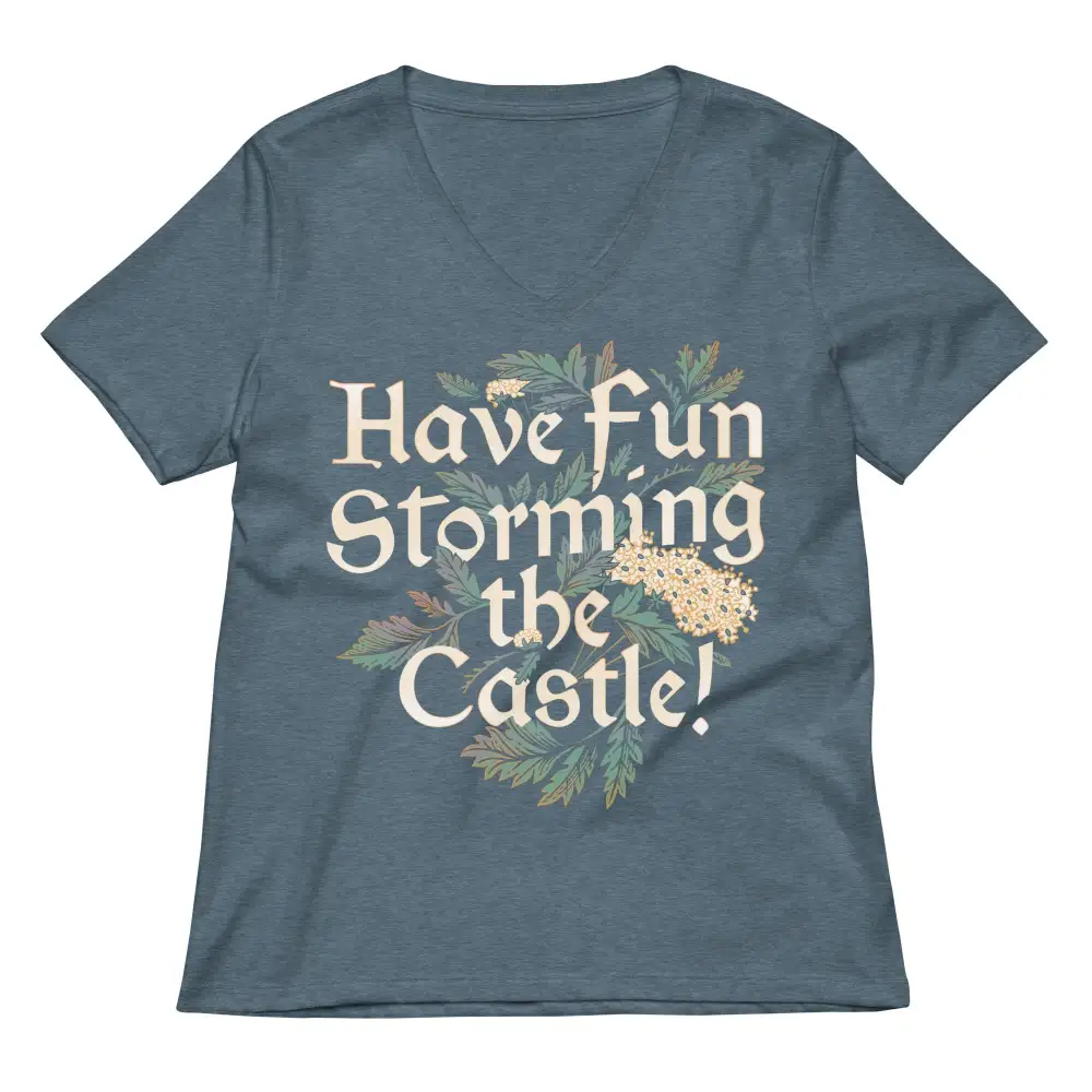 Castle Adventure V Neck Tee