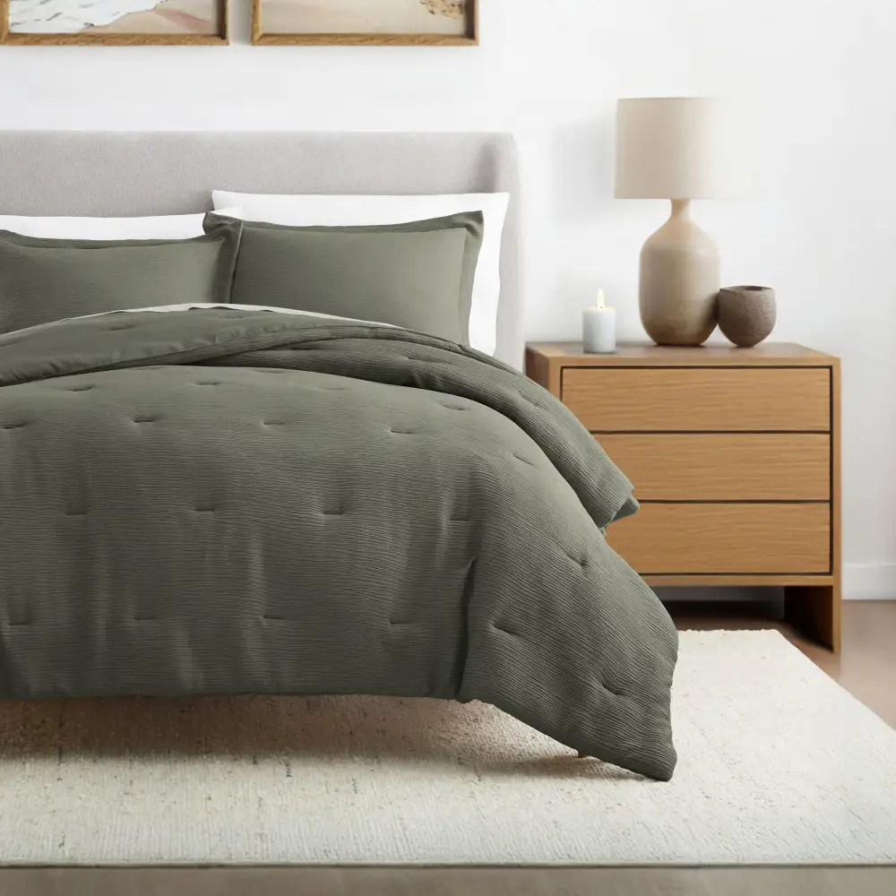 Cloud Weave Textured Down Alternative Comforter Set