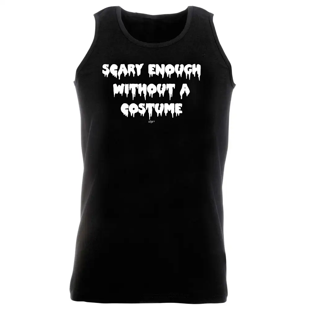 Scary Enough Graphic Tank Top