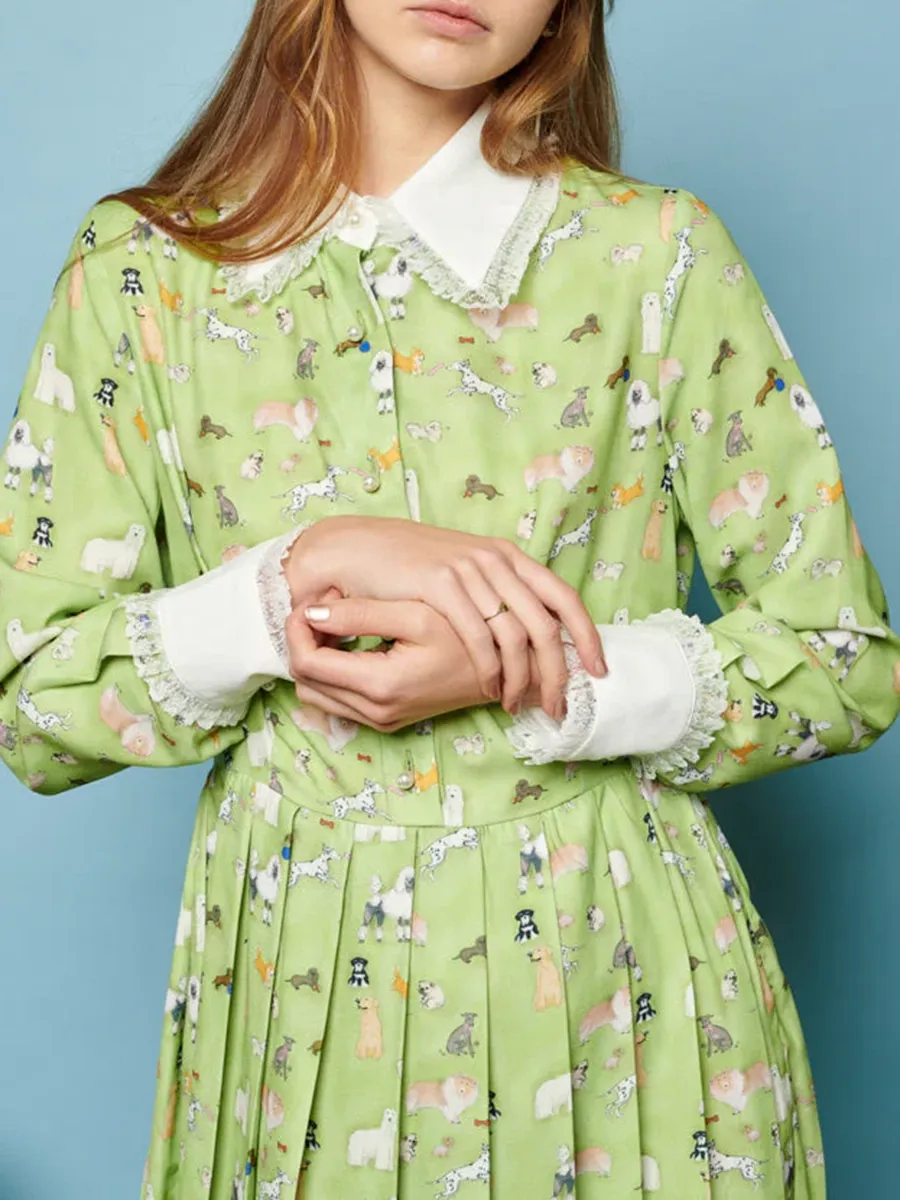 Print Midi Dress