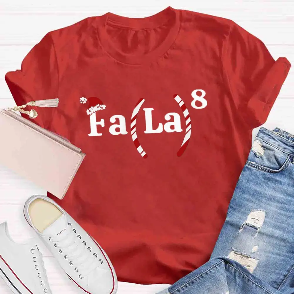 Fun Numbers Christmas Teacher T-Shirt