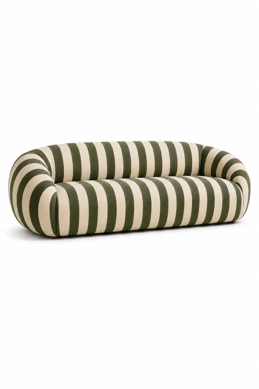 Organic-Form Contemporary Sofa