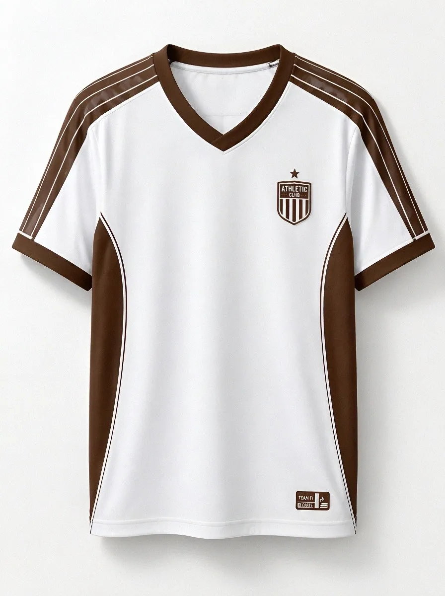 Men's Athletic Club Sports Fan Navy White Striped Printed Jersey