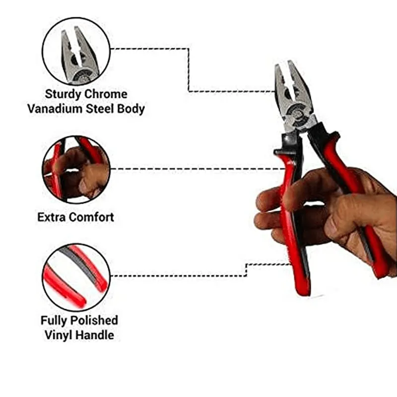 Sturdy Steel Combination 8-Inch Plier ELE Pakkad