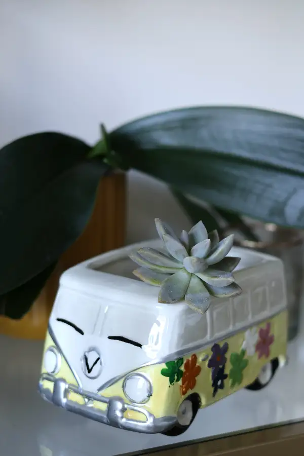 Retro Van Ceramic Planter
