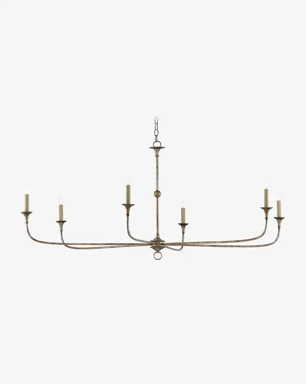 Curved-Arm Traditional Chandelier