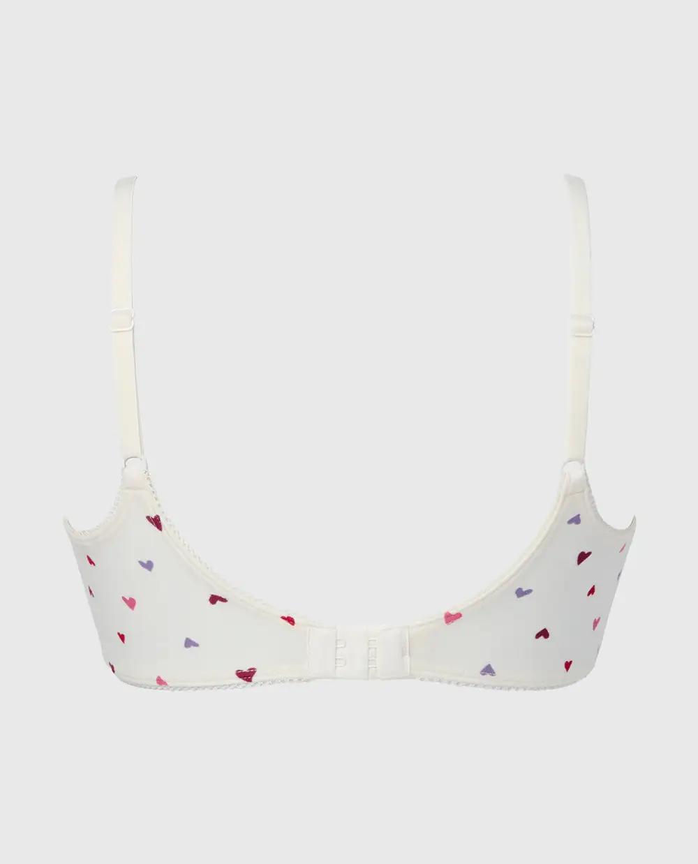 Scoop Neck Cotton Bralette With Picot Trim