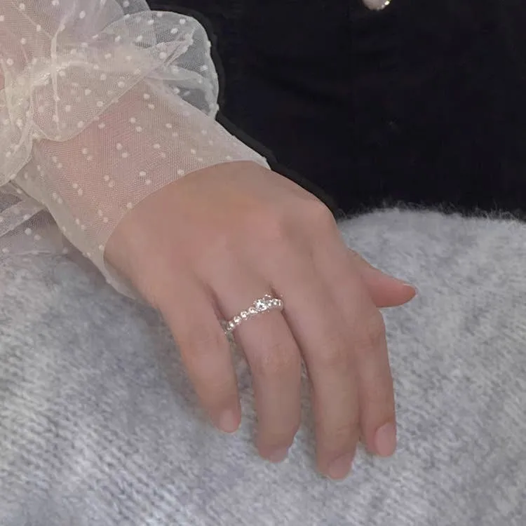 Pearl Small Band Ring