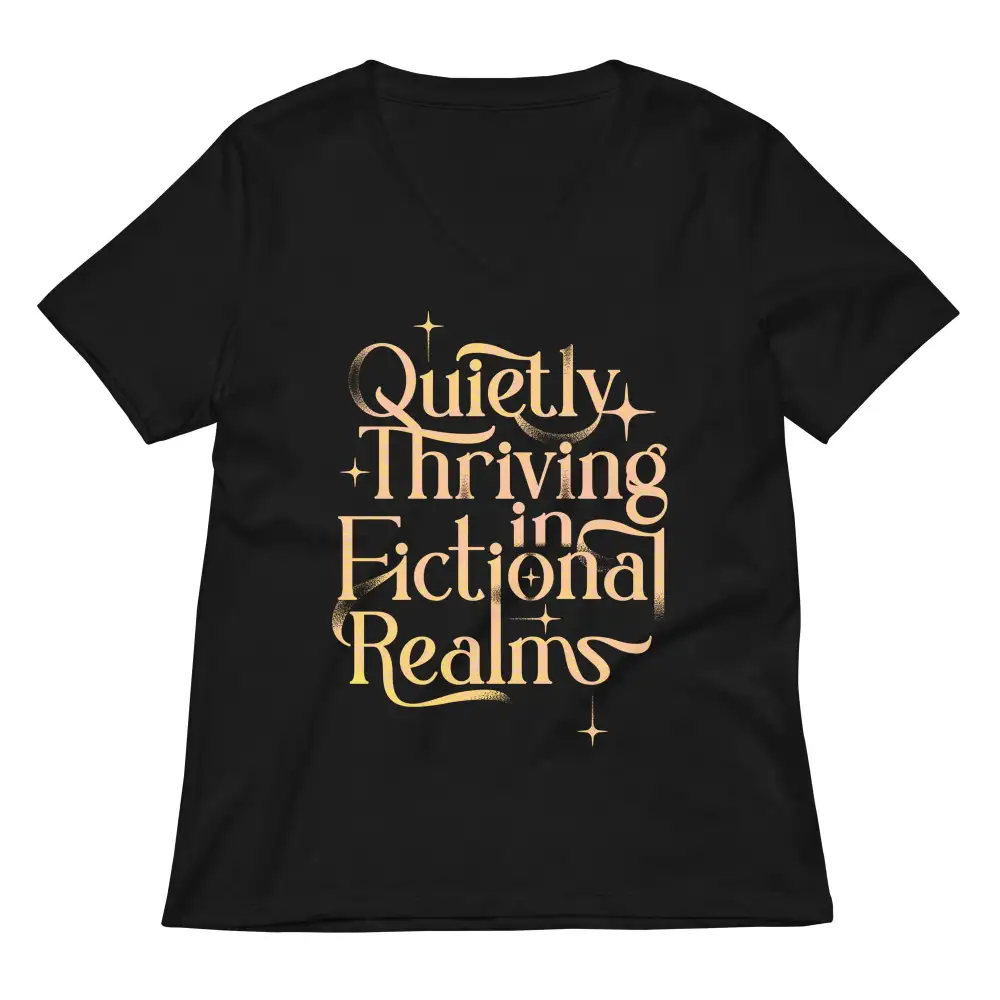 Fictional Realms V Neck Tee