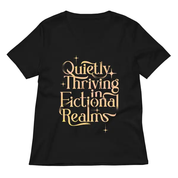 Fictional Realms V Neck Tee