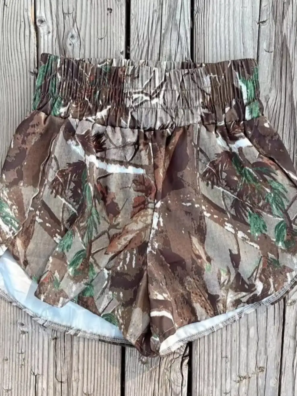 Utility Elastic Waist Shorts