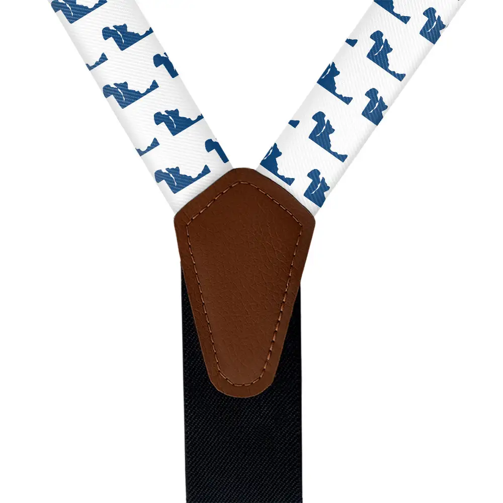 Clean Graphic Motif Suspenders