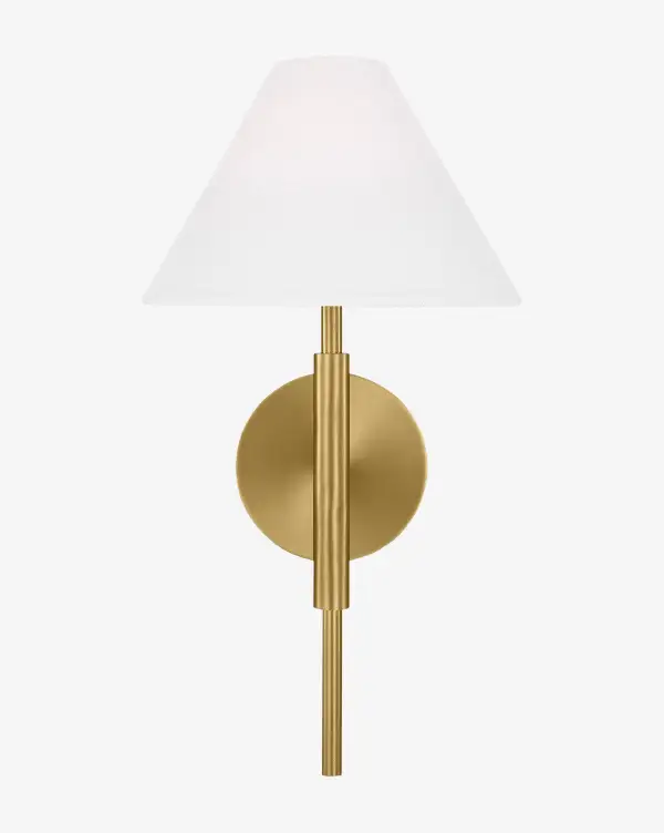 Modern Linen Wall Sconce