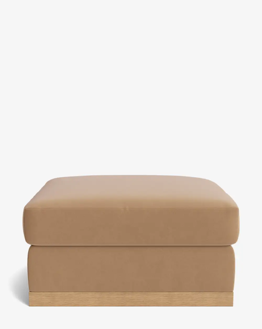Modular Velvet Ottoman