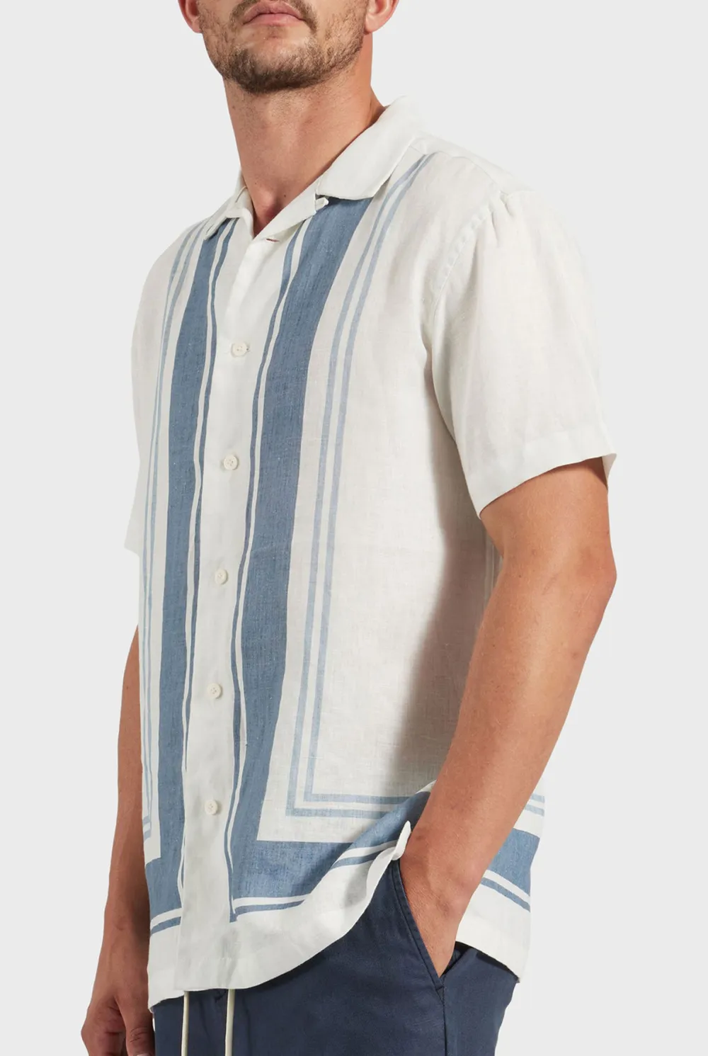 Abstract Art Print Short Sleeve Shirt