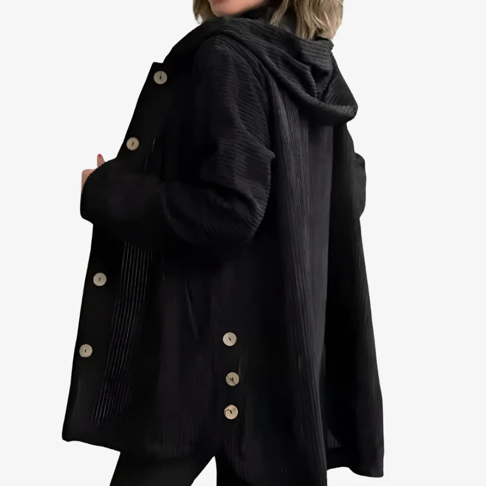 Velvet Hooded Jacket