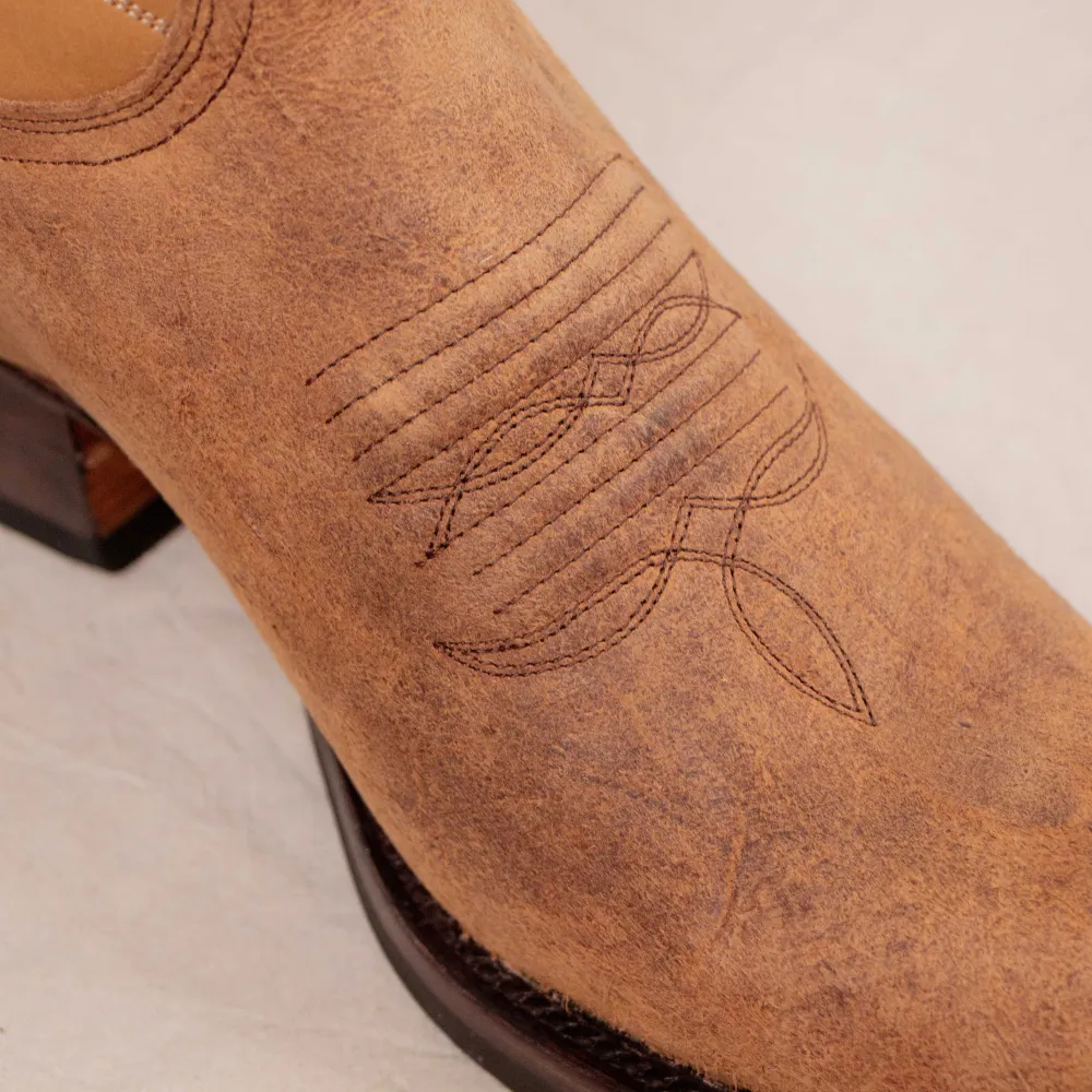 Roughout Waxed Men's Ankle Boots