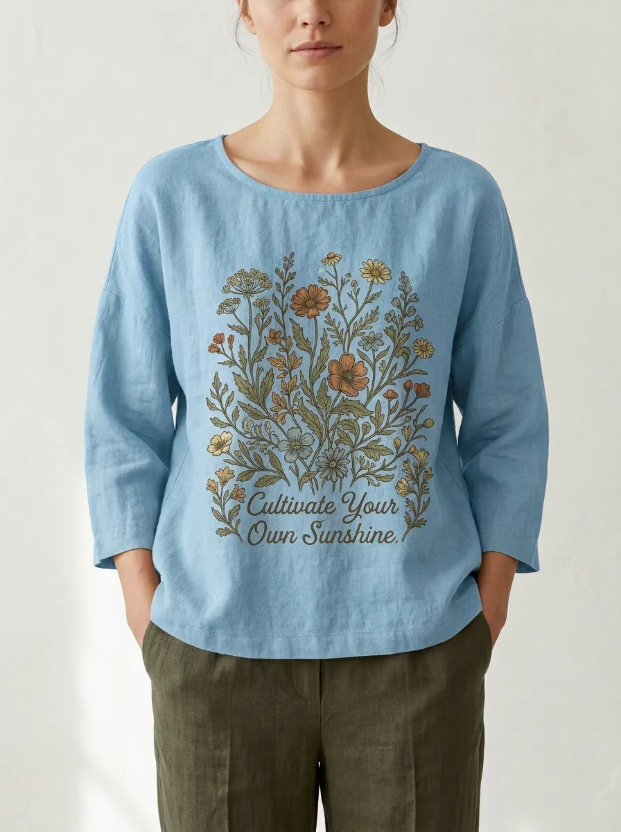 Nature Lover Wildflower Cultivate Your Own Sunshine Top