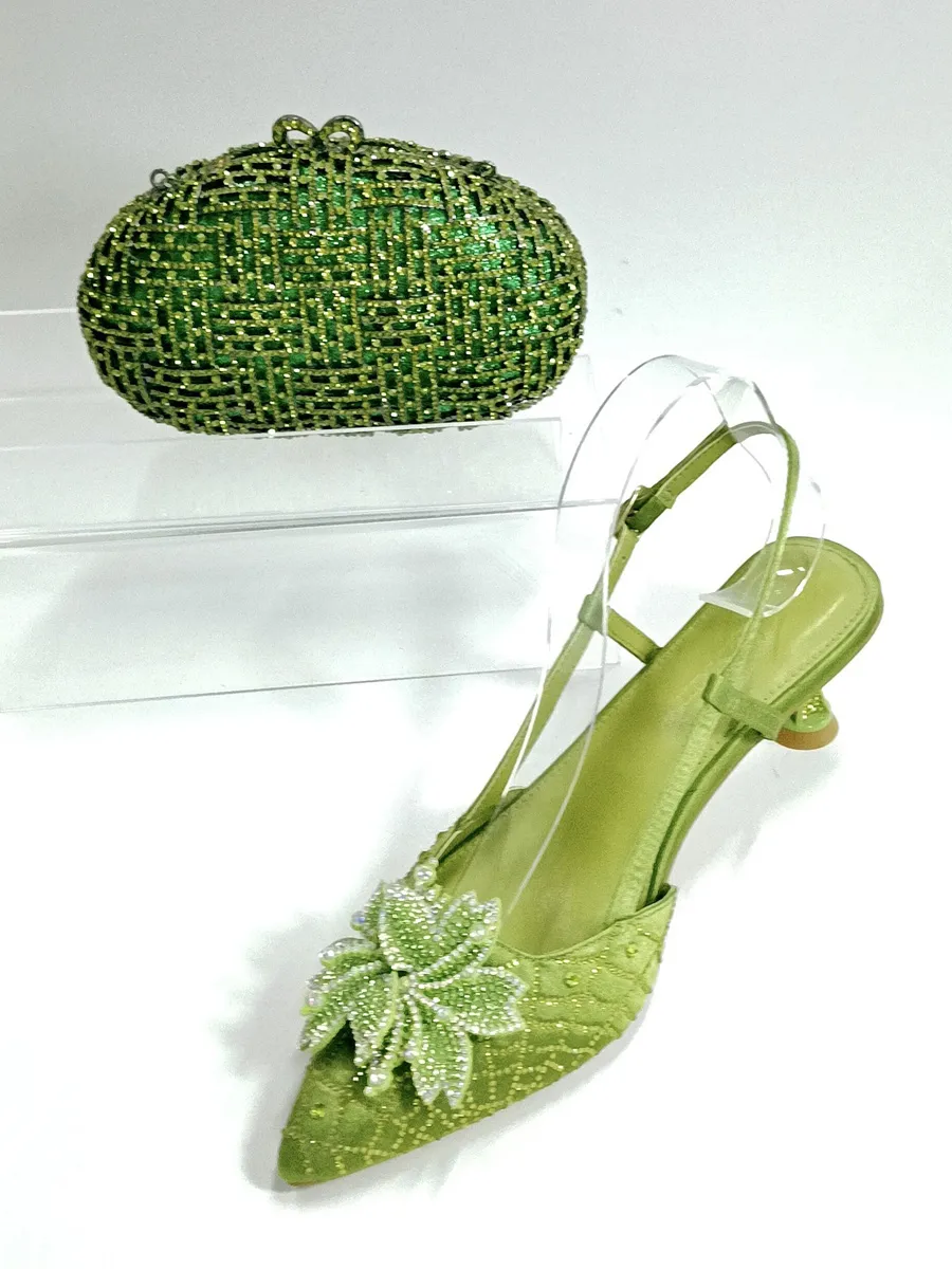Ayla Crystal Gemstone High Heels
